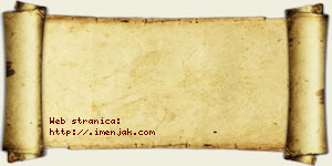 Jovana Glidžić vizit kartica